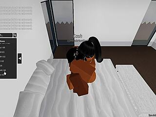 19-year-old black guy fucks cock-hungry slut