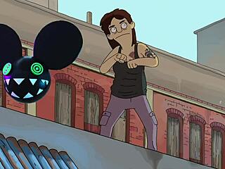 the dancing person from bobs burgers bridged by lightwave