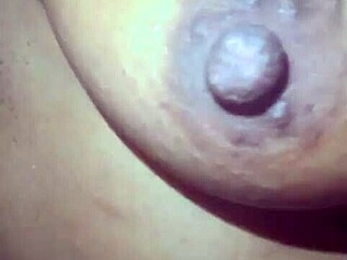 her pussy is so wet, spreading those legs and big clit wide