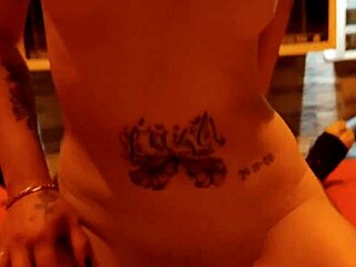 Stepdaughter rides best friend's stepdad in dressing room