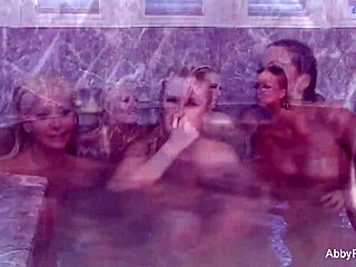 Abigail mac lesbian threesome bts