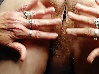 Grandmother Fucks Hairy Pussy And Beaver With Cucumber In German Granny Food Action