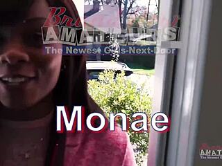 Exotic Brunette Cutie Monae Gets Her Pussy Fucked In Different Positions