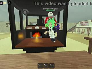 she goes afk, and the group starts fucking the shemale in a wild gangbang?