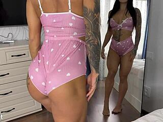 Close Up of Whore Bent Over for Ass Fucking Then Pussy and Huge Cum in Mouth