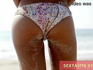 Beach Hottie In Bikini Shows Sexy Ass