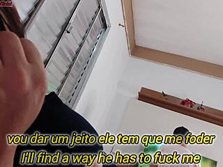 DONa DE CASA RECEBE O TÉCNICO E O SEDUZ ENQUANTO MARIDO ESTÁ FORA