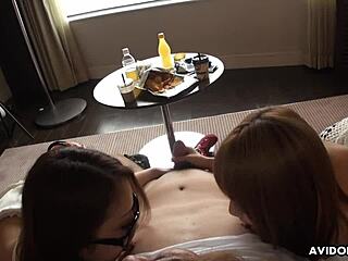 japanese babe buruma aoi had threesome uncensored