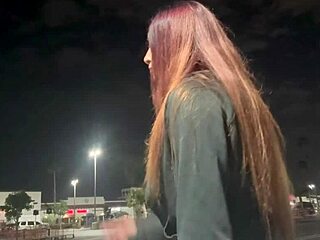 italian milf artemisia love smoking fetish outdoors in los angeles