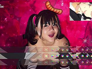 i'm exotiqfox, the solo gooner girl, bouncing my ass on your dick while giving jerk off instructions in this high definition masturbation game