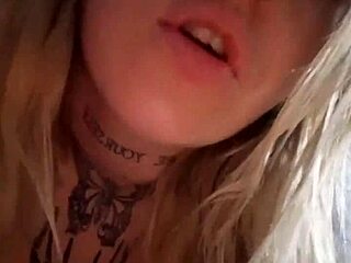 Blonde slut gets hard anal creampie