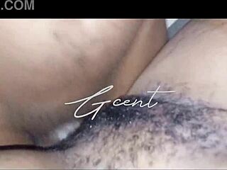 Intense Close-Up of Hairy Pussy Fucking