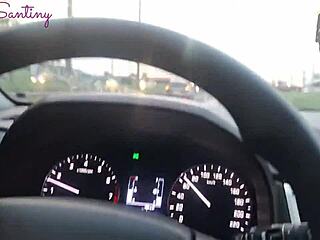 my husband's cuckold almost caught me flashing in public