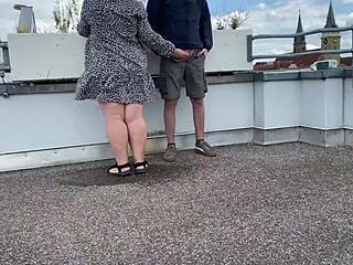 Oh man, peeing fetish with my cougar mother-in-law flashing huge natural tits in roleplay!