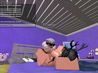 Rich slut gets pounded by roblox fan!