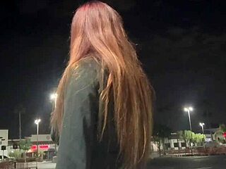 italian milf artemisia love smoking fetish outdoors in los angeles