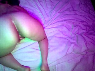 Freaky latina feels her curvy ass and pussy filled with passion