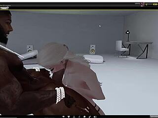 white slut giving sloppy deepthroat