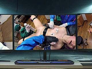 kristen martinez screams and moans during dr. tampa's new immigration policy backstage.