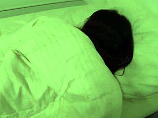 Wake up petite brunette pussy for intense pov creampie first time