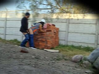 latina has sex at work caught on security cameras