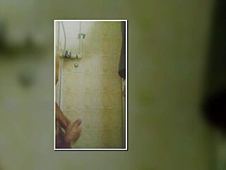 Compilation of Young Girl Taking Shower and Masturbating with Big Cock Until Huge Cumshot