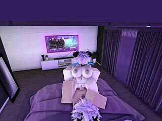 in roblox, characters engage in virtual sex scenes with detailed animations and interactions