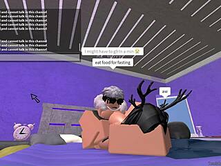 Rich slut gets pounded by roblox fan!