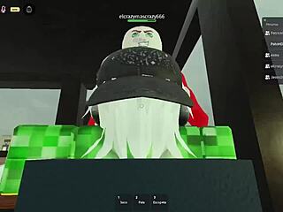 she goes afk, and the group starts fucking the shemale in a wild gangbang?