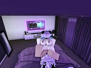 in roblox, characters engage in virtual sex scenes with detailed animations and interactions