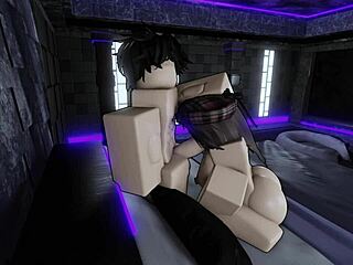 My personal slut makes me cum twice on roblox