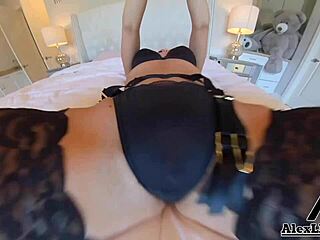 Stunning Brunette Abigail Mac Deepthroats And Bends Over For Doggystyle Cumshot