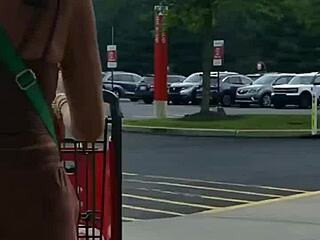 Filth Trap With Granny In Shop