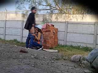 latina has sex at work caught on security cameras