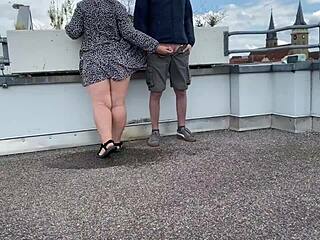 Oh man, peeing fetish with my cougar mother-in-law flashing huge natural tits in roleplay!