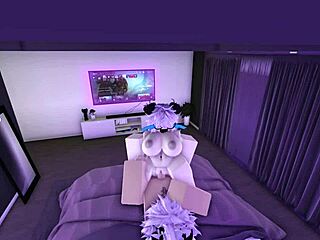 in roblox, characters engage in virtual sex scenes with detailed animations and interactions