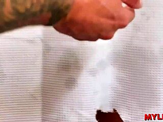 OMG! Stepmom Gets Accidental Anal Through Shower Gloryhole by Stepson!