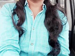 Teen big boobs college girl shares car romance with Nabar uncle full of Telugu dirty talks