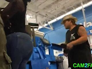 Hidden Cam BBW Ass Close Up Porn