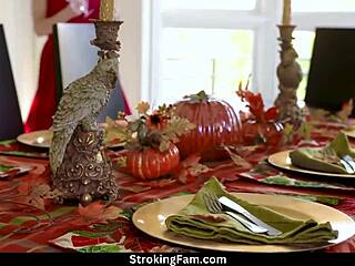 thanksgiving fuck fest with aften opal and crew