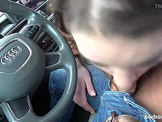 Amateur Girl Meets Client On Street For Ride Home