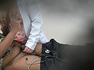 i'm the lady doctor having fun with patient