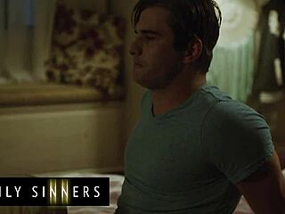 hot blondie fucks stepbro after boyfriend leaves