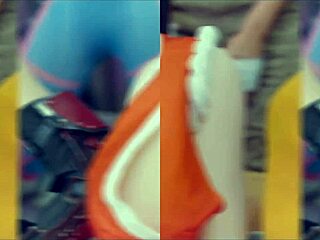 The Horny Android Feels So Excited Riding That Huge Boner In Reverse Cowgirl Position