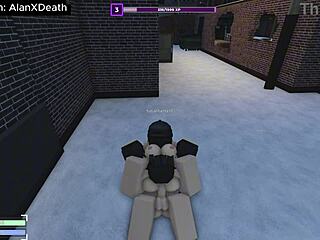 Five Girls Bent Over And Licked In Roblox Condo Criminality Scene
