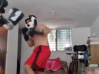 Sometimes I Do Amateur Boxing or Try Sparring Training in Wrestling Exercise
