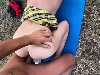 I met two girls for outdoor group sex