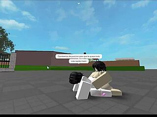 Lesbian Bitches Fuck Hard in Roblox!