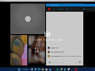 Blonde Prostitute Moans Naked on Instagram