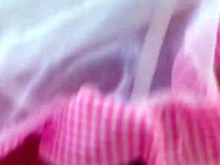 Prostitute in fantasy costume gives delicious pussy.